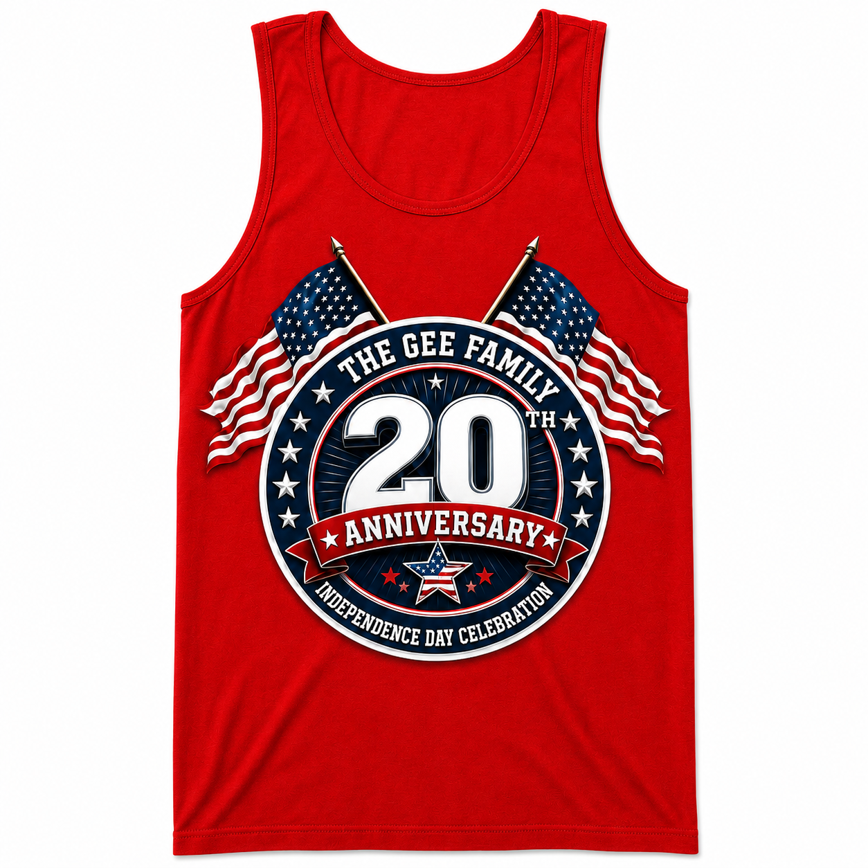 The Gee Family- Women's Flowy Racerback Tank